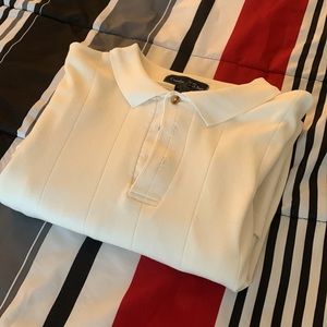 White XXL Cumberland Bay Men’s Polo Shirt
